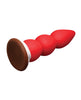 Cargue la imagen en el visor de la galería, Dildo de silicona premium texturizado Strawberry Sweet Cream
