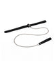 Charger l'image dans la visionneuse de la galerie, Collier pour chat avec nœud papillon et fleur réactive à la chaleur Heat Tease, en similicuir PU noir et rose
