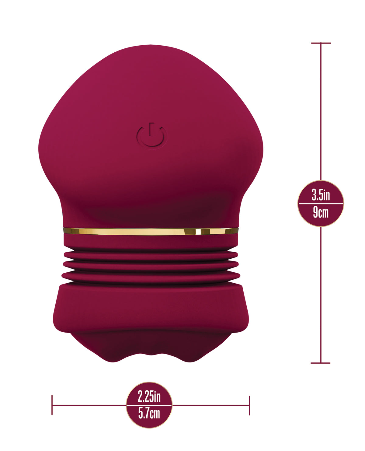 Vibrador clitoriano deslizante AutoRub Riana de Blush Collection