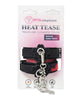 Load image into Gallery viewer, Heat Tease Flower Cuff Collar Heat Reactive PU Leather Black Pink Accessory
