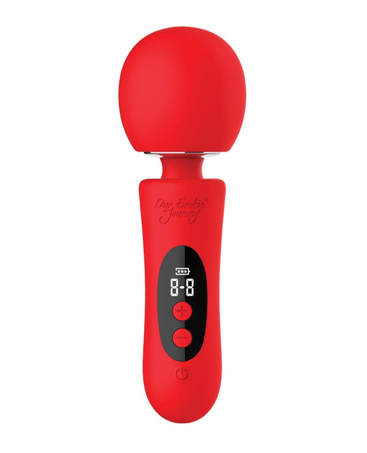 Curious Spot On Rechargeable Silicone Vibrating Wand With Flexible Neck