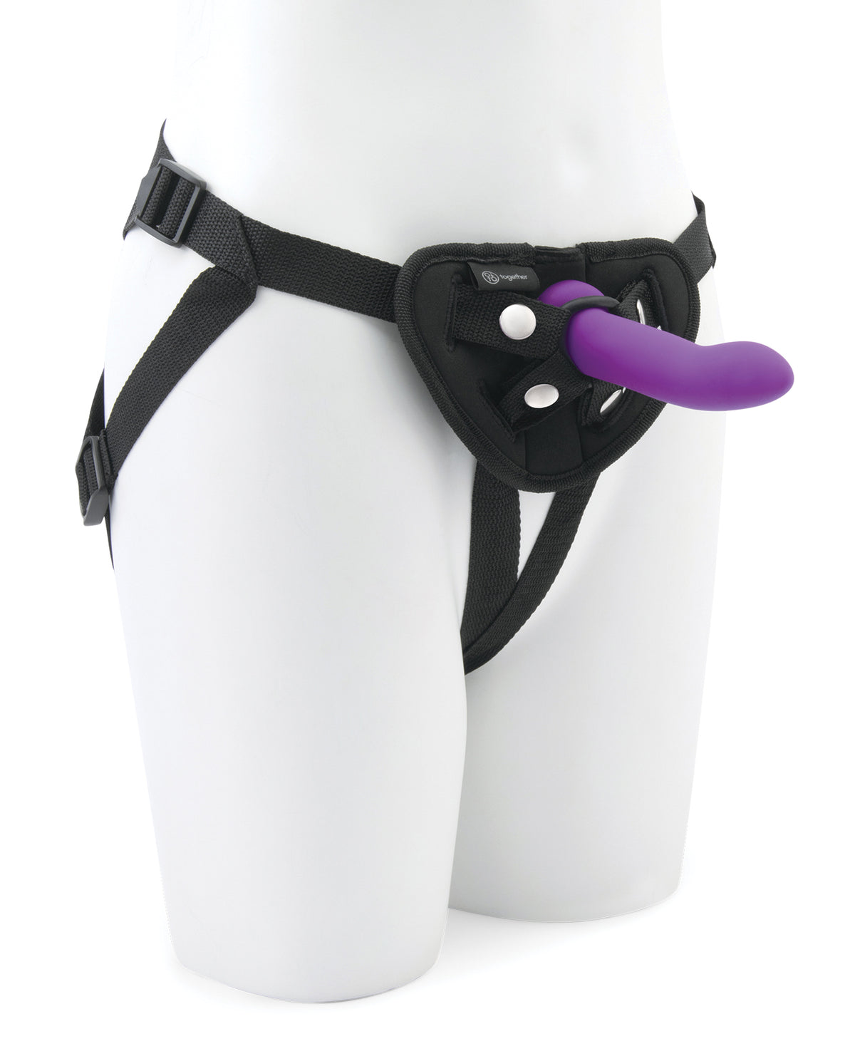 Together Body Safe Silicone Dildo Harness Set 5.5 And 7 Inch