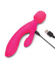 Cargue la imagen en el visor de la galería, Vibrador de estimulación triple Together Tri Delight, con varita de doble extremo y conejo
