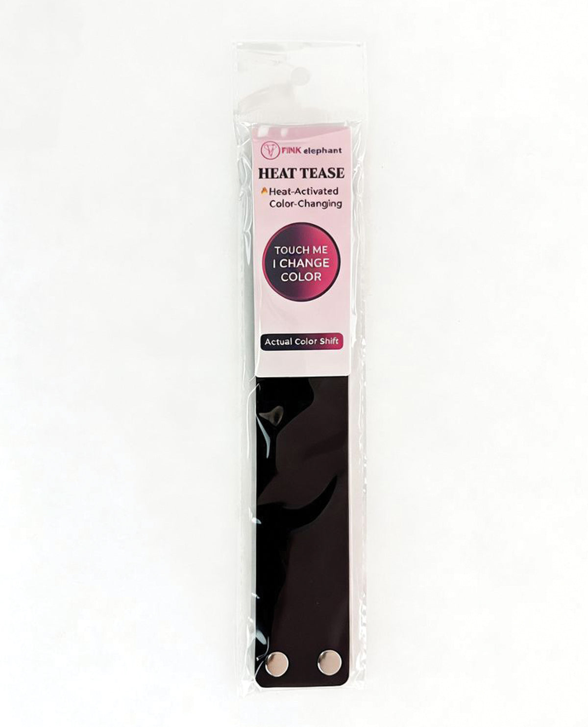 Heat Reactive PU Leather Cuff Bracelet Changes Color When Skin Touches