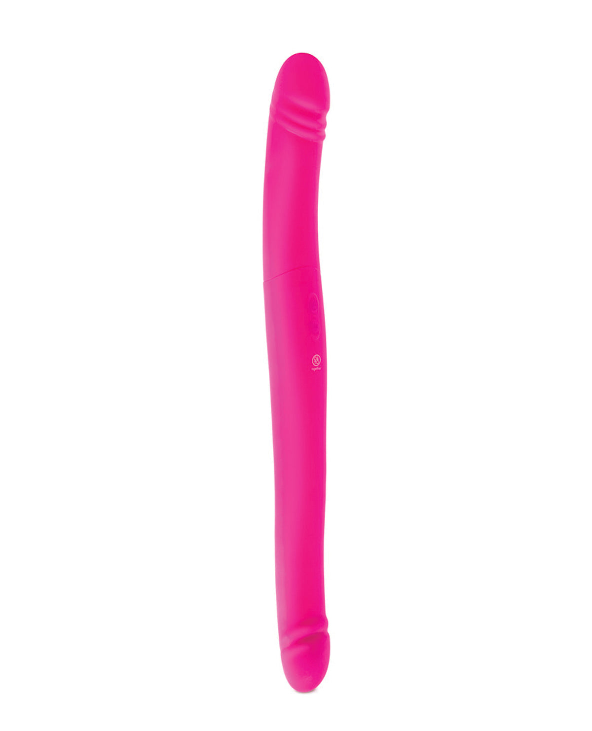 Duo Together vibrierender, stoßender Silikon-Dildo mit zwei Enden für Paare