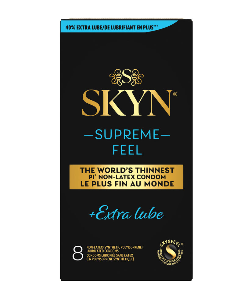 Încărcați imaginea în vizualizatorul Galerie, Prezervative Lifestyles Skyn Supreme Feel Ultra Thin, cutie de 8
