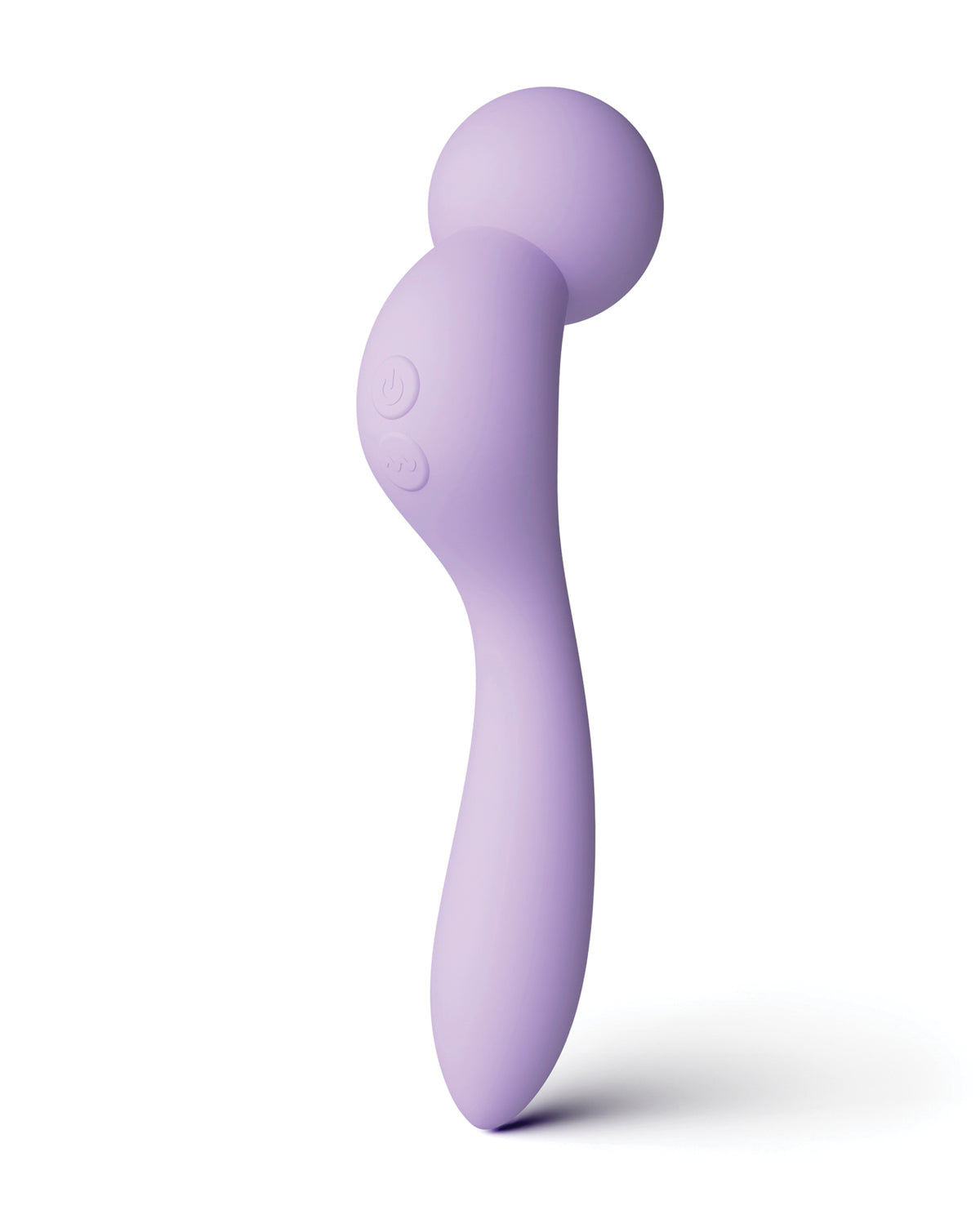 Inya Lavender Silicone Pleasure Wand Vibrator 6 Speeds Rechargeable