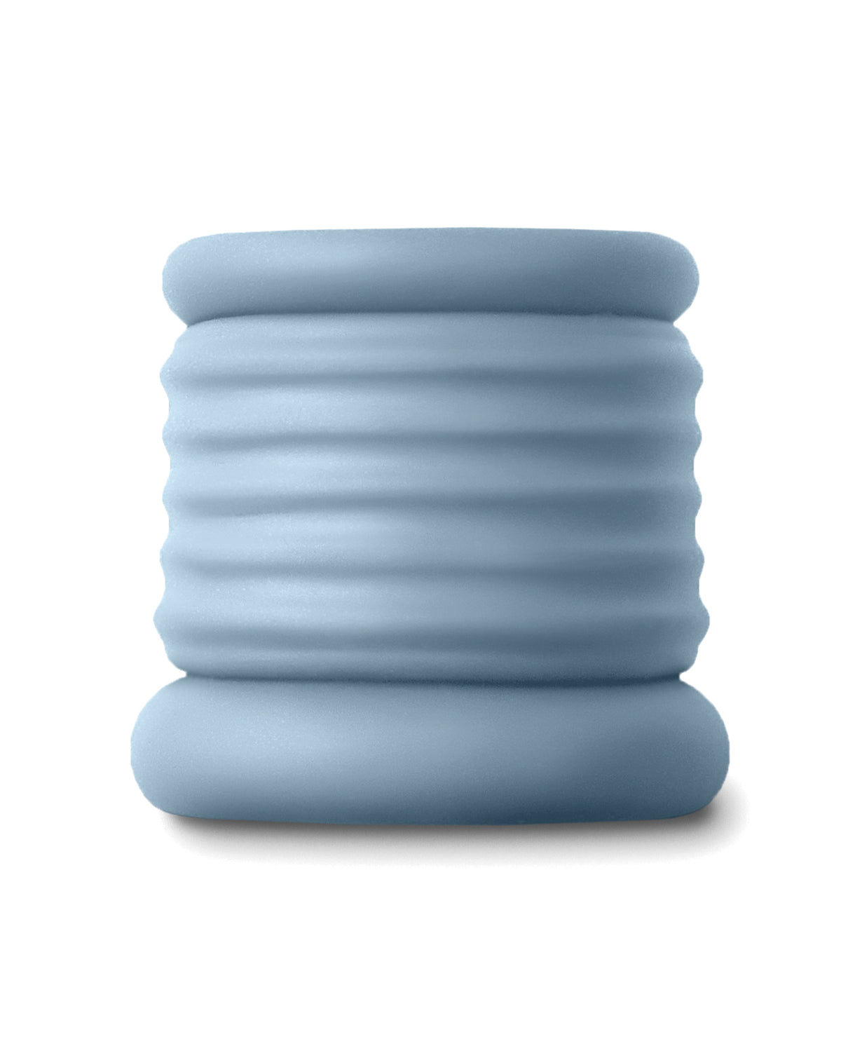 Renegade Gray Silicone Ball Stretcher Two Piece Secure Fit