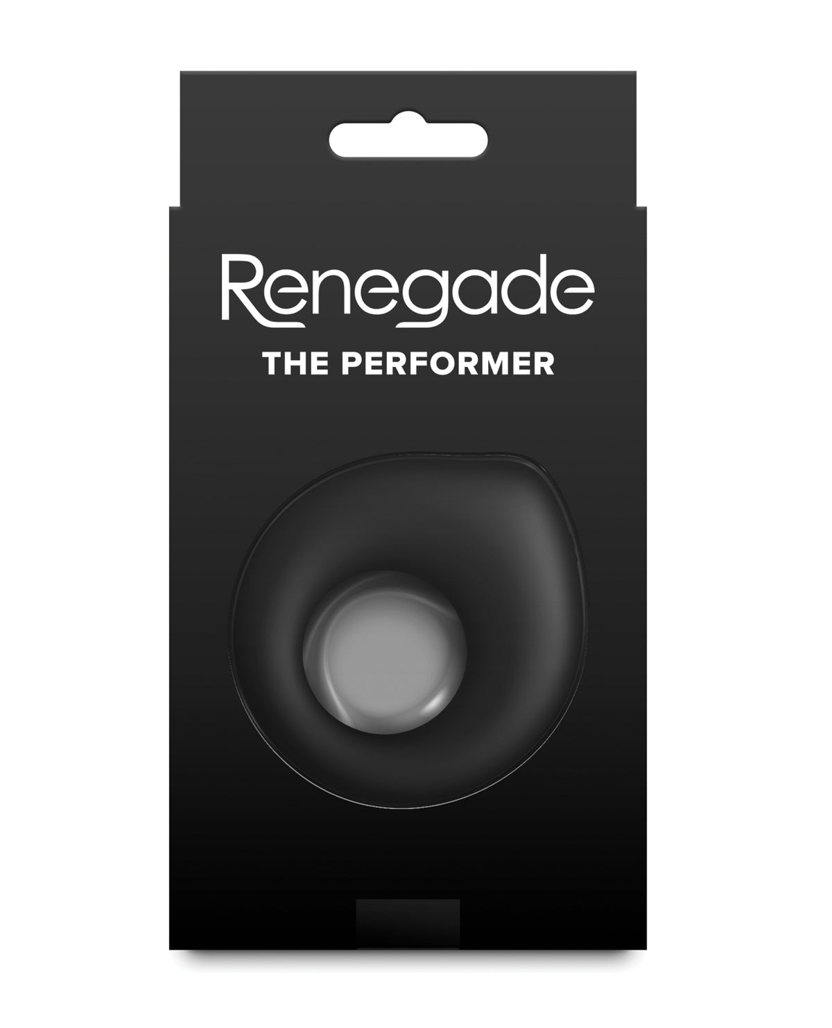 Anillo para pene vibrador de silicona recargable Renegade The Performer, negro