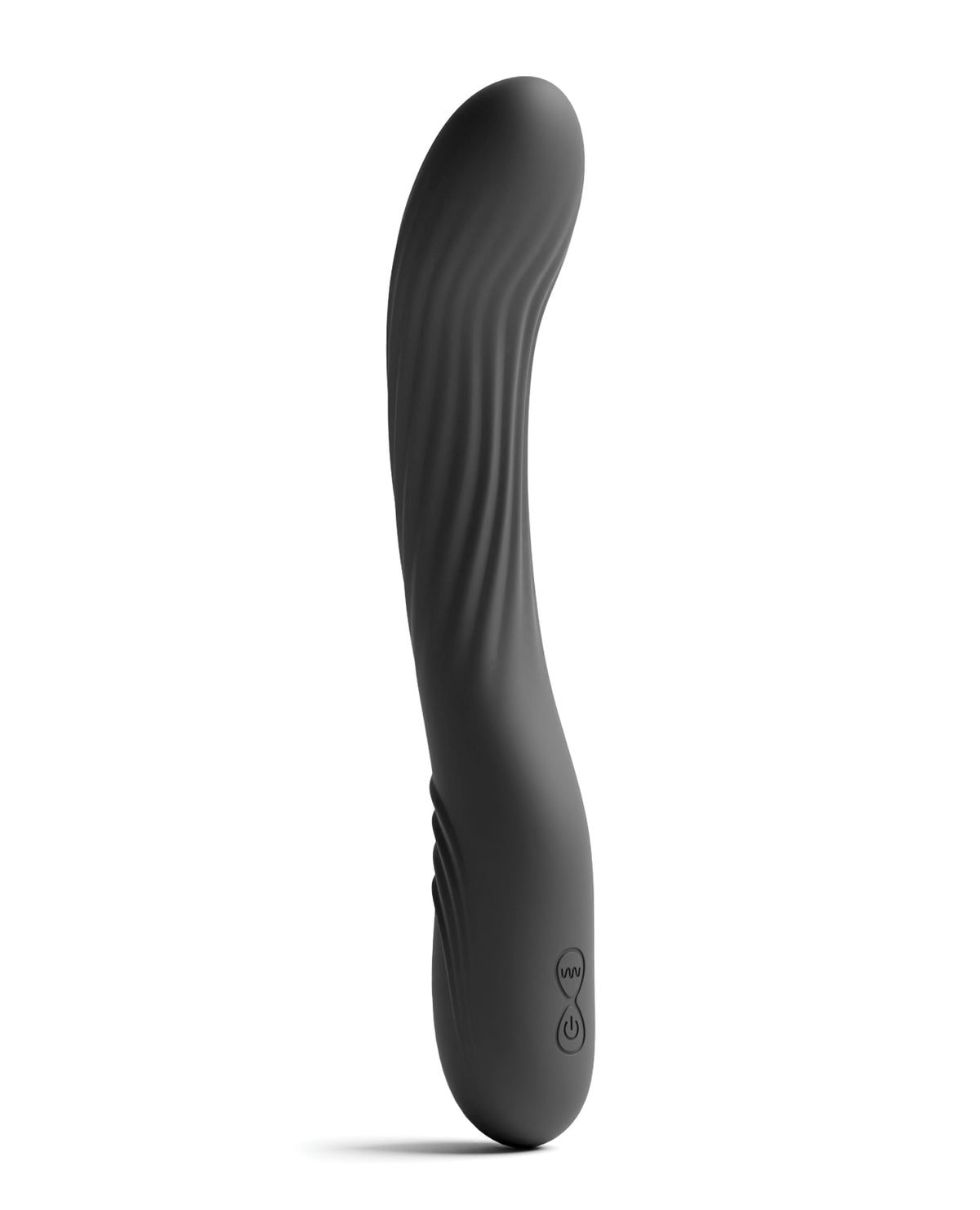 Renegade Wiggle Stick Flexible Silicone Gyrating Vibrator Black