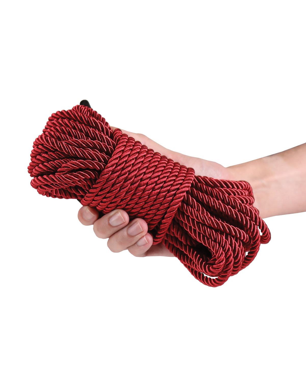 Corde rouge en polyester Bound de 50 Ft, confortable et anti-frottements, pour attaches