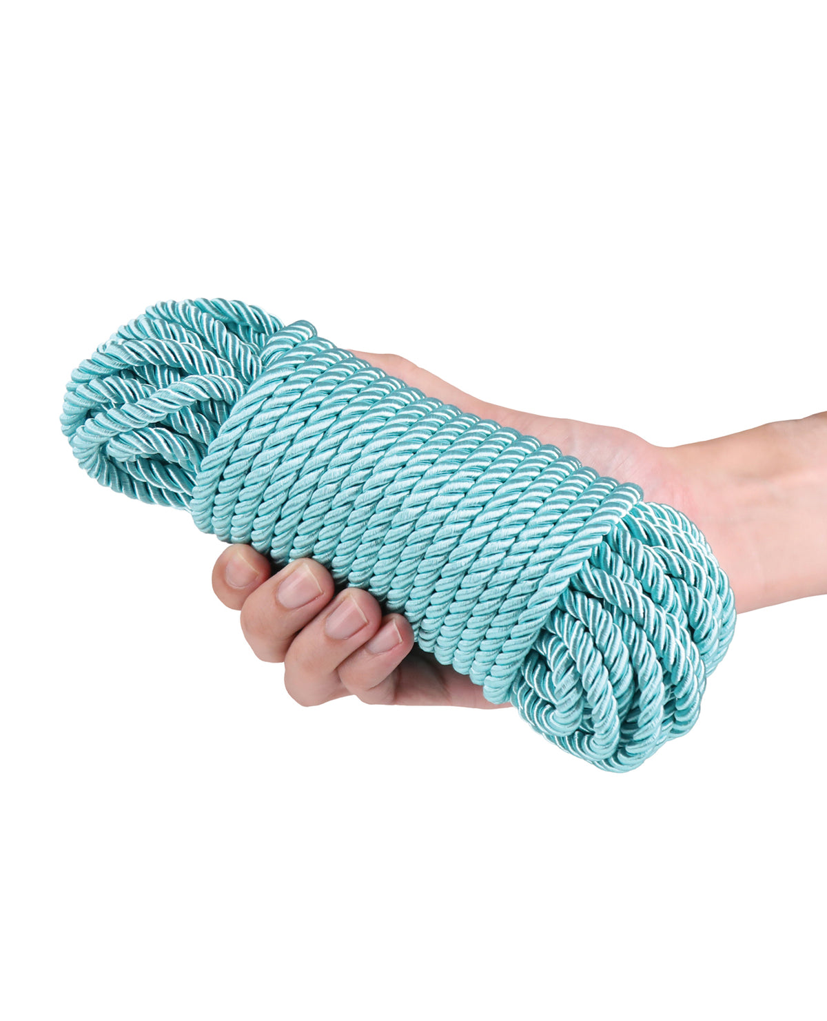 Bound Green 50 Foot Polyester Non Chafing Rope For Couples Play