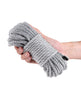 Load image into Gallery viewer, Bound Premium Polyester Rope 50 Feet Long Silver Non Chafing
