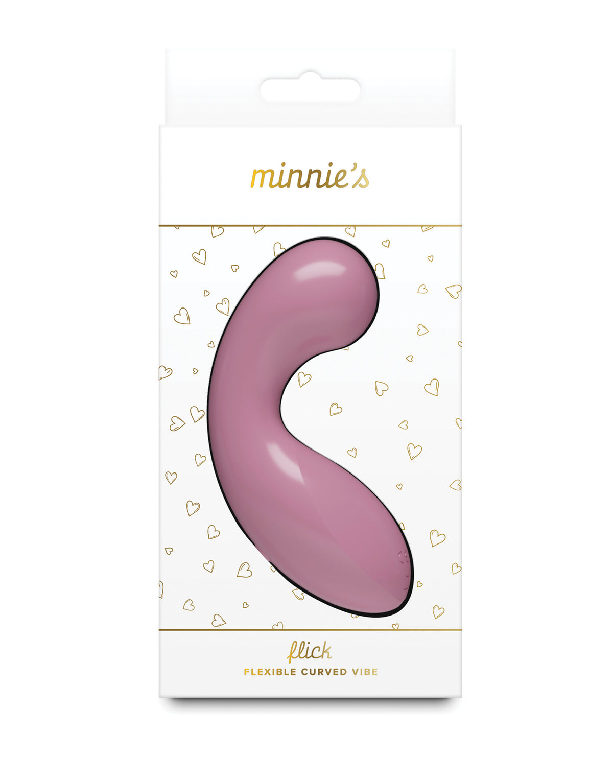 Minnie's Flick Pink Rechargeable Silicone Vibrator 3 Speeds 7 Functions
