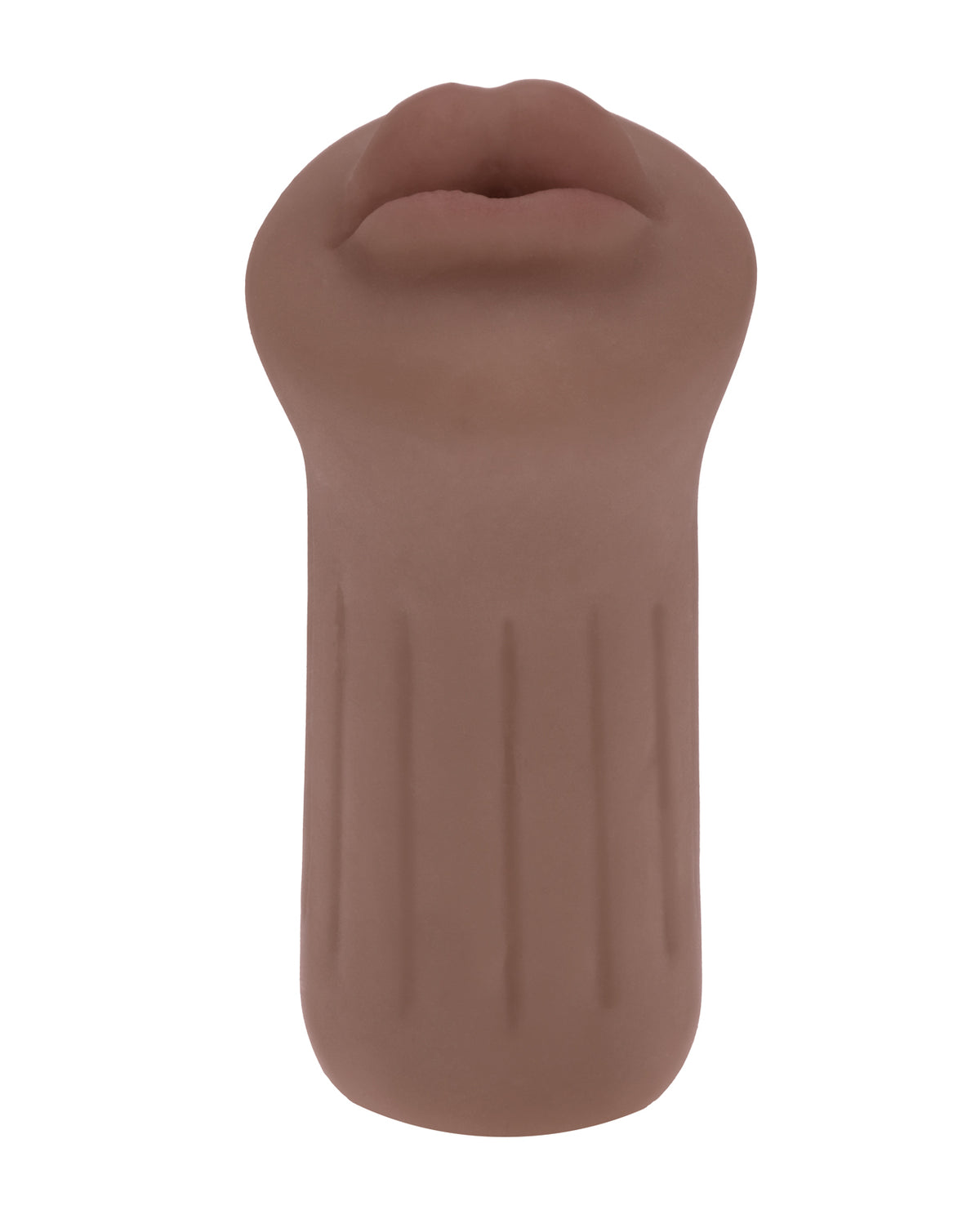 Masturbator vaginal Shots Xkin RAW The Grip, mic, cu textură moale cu nervuri, maro