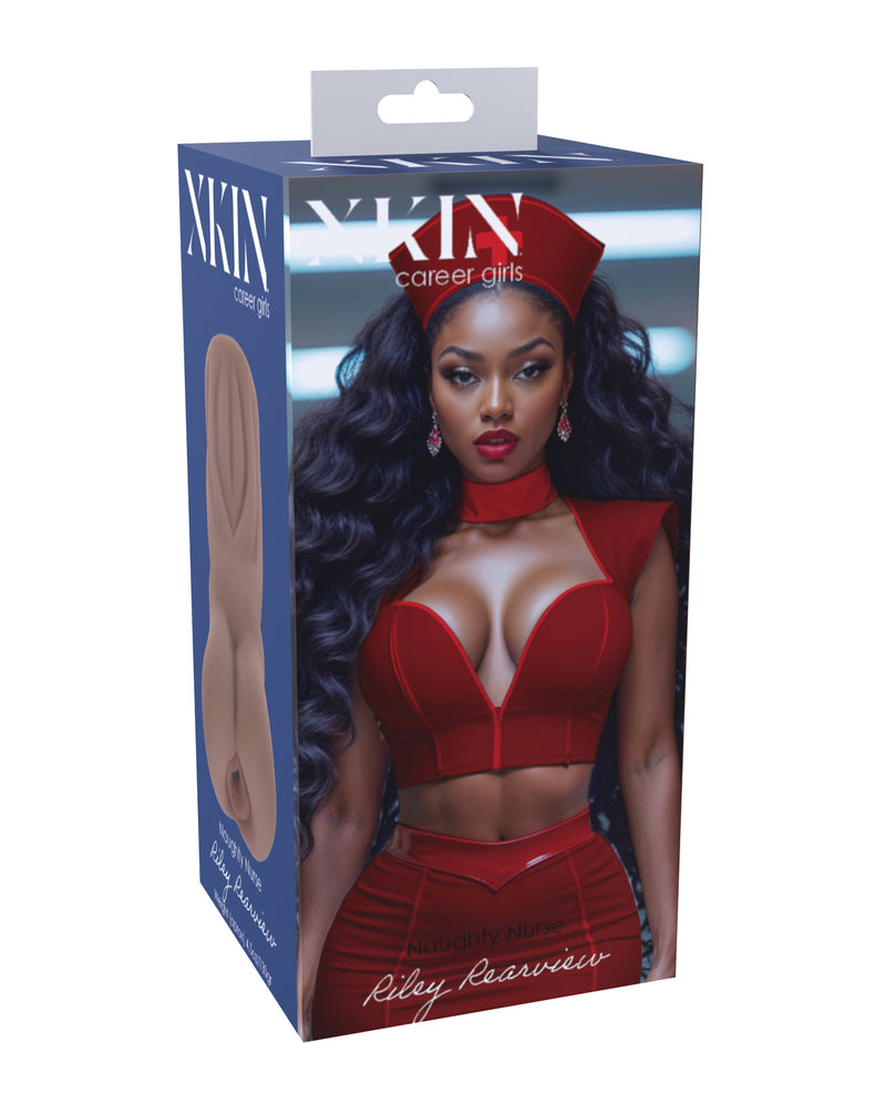 Charger l'image dans la visionneuse de la galerie, Masturbateur pour infirmière de petite taille à rétroviseur Shots Xkin Riley, marron
