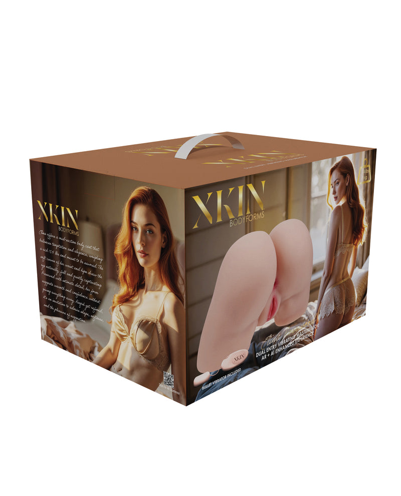 Cargue la imagen en el visor de la galería, Masturbador de doble entrada de tacto real para hombres Shots Xkin Elina Rosewood
