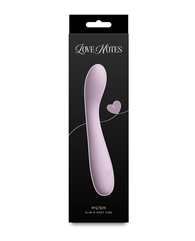 Load image into Gallery viewer, Love Notes Hush Pink Silicone G Spot Vibrator Rechargeable Water Resistant
