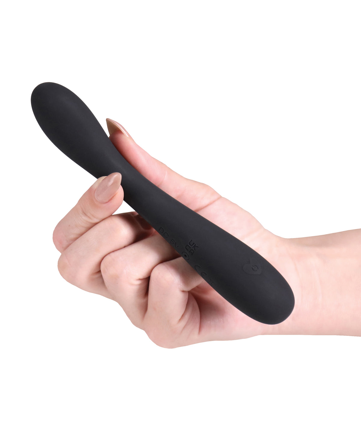 Love Notes Hush Black Slim Silicone G Spot Vibrator Rechargeable Waterproof