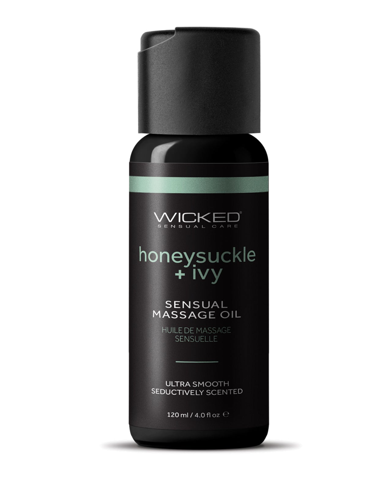 Wicked Sensual Care Honeysuckle And Ivy Massage Oil 4 Oz Bottle