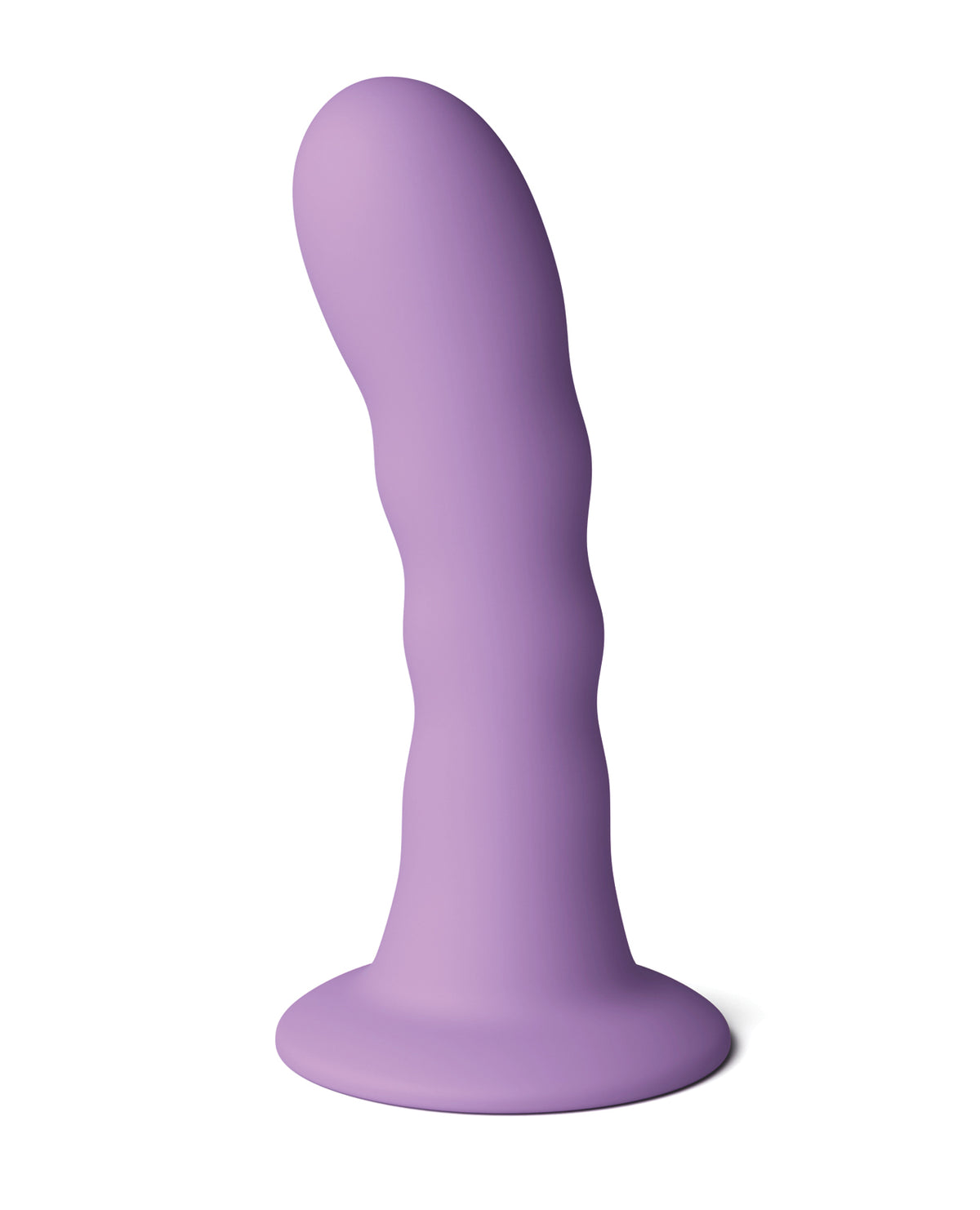 Love Notes Believe dildo curvado de silicona con relieves, de 5 pulgadas, con ventosa