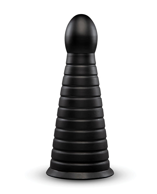 Bvibe Cone 10-calowe stożkowe żebrowane dildo XXL z przyssawką