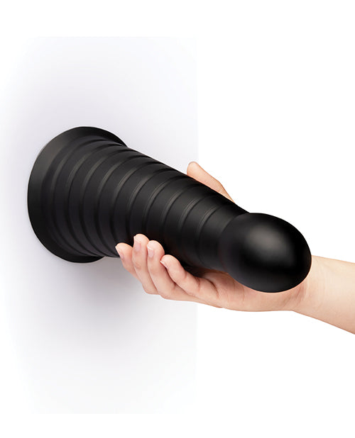 Bvibe Cone 10-calowe stożkowe żebrowane dildo XXL z przyssawką