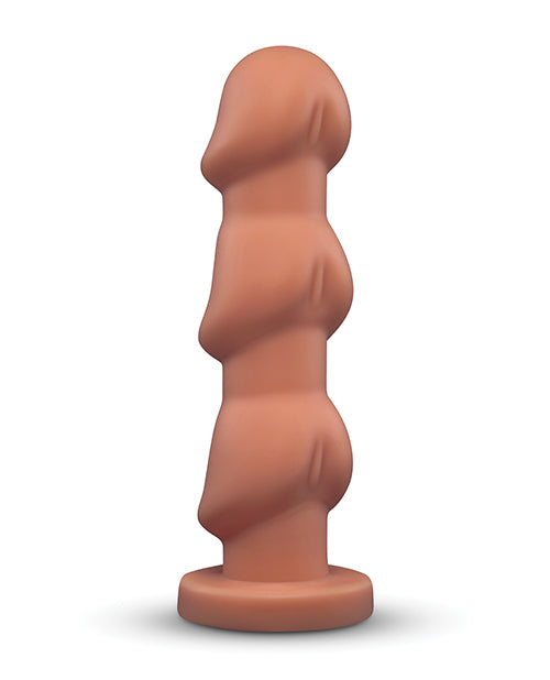 BVibe Headz Realistic XXL Dildo 10.5 Inch Multi Bulb Flared Base