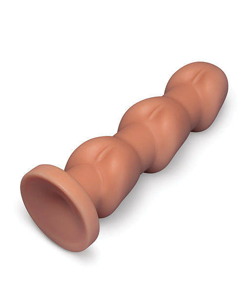 BVibe Headz Realistic XXL Dildo 10.5 Inch Multi Bulb Flared Base