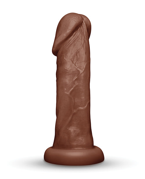 Together 9 Inch realistischer Strap-on-Dildo mit dunkler Kurve und Adern
