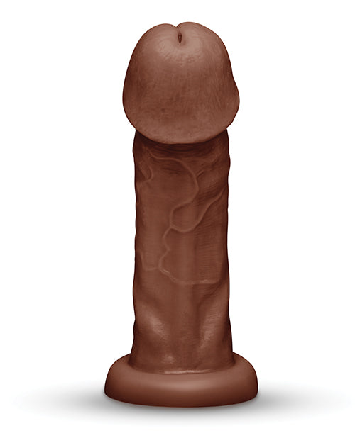 Together 9 Inch realistischer Strap-on-Dildo mit dunkler Kurve und Adern