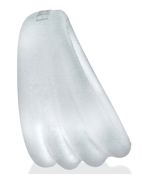 Anello per pene Hunky Junk Expander Slimmer Scoop in miscela di silicone premium