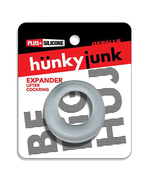 Anello per pene Hunky Junk Expander Slimmer Scoop in miscela di silicone premium