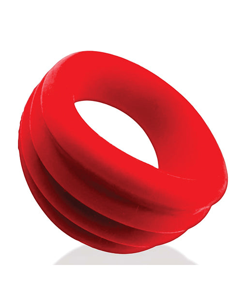 Hunky Junk Expander Slimmer Scoop Velvet Silicone Cock Ring