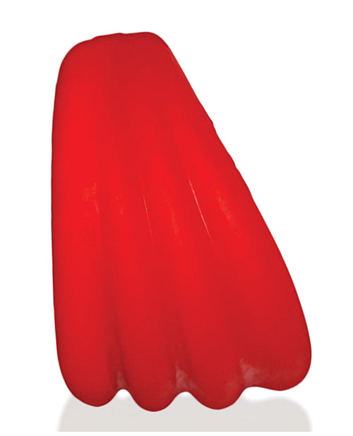 Hunky Junk Expander Slimmer Scoop Velvet Silicone Cock Ring