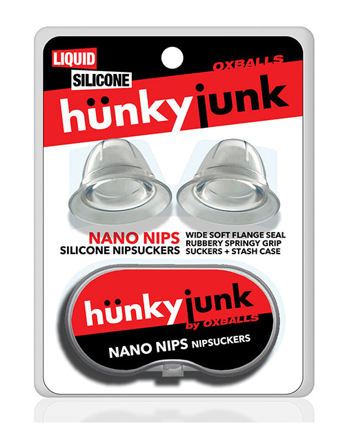 Apliques de mamilo de silicone transparente Hunky Junk Nano Nips para aumentar e realçar o volume