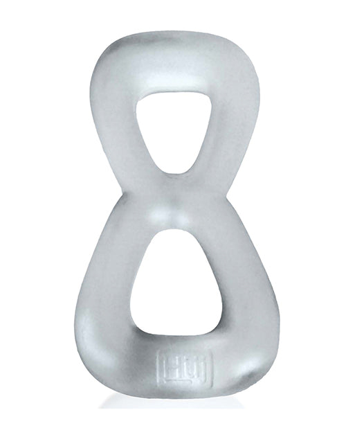 Încărcați imaginea în vizualizatorul Galerie, Inel dublu pentru penis Hunky Junk Boomerang, din silicon, pentru bărbați
