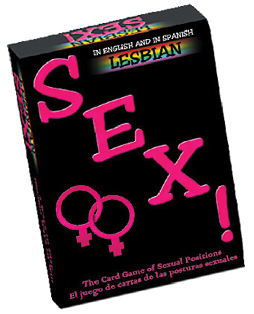Lesbian Sex Card Game Bilingual Edition for Couples and Lovers