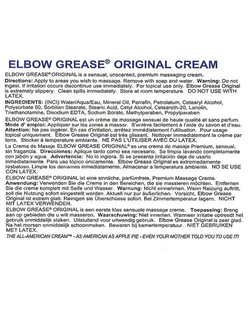 Creme Original Elbow Grease - 1 oz