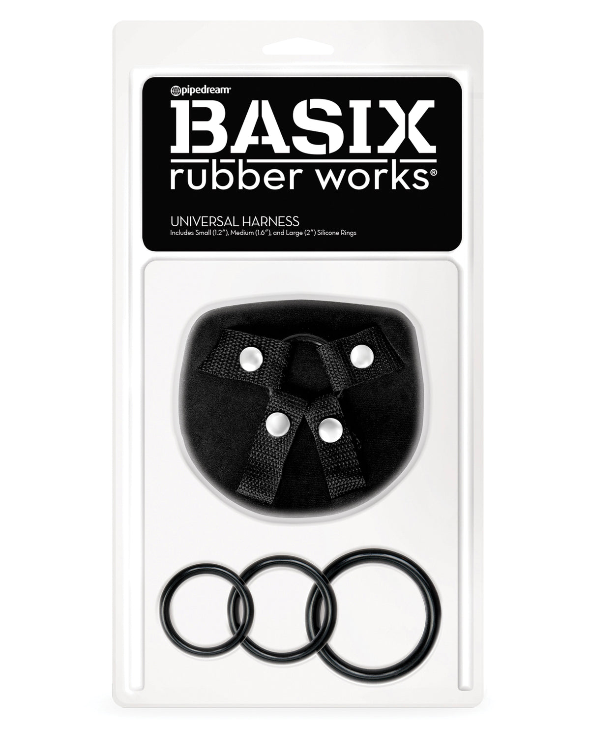 Harnais universel Basix Rubber Works - Noir