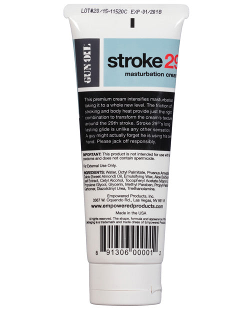 Creme para Masturbação Stroke 29 - Tubo de 6,7 oz
