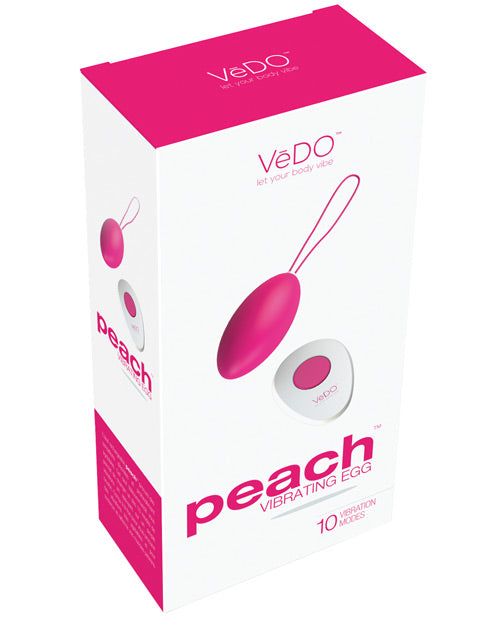 VeDO Persika Uppladdningsbar Äggvibrator - Foxy Rosa