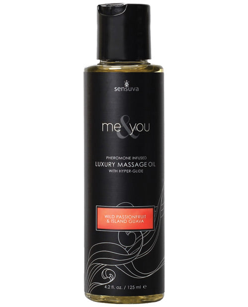 Sensuva Moi & Toi Huile de Massage - 4.2 oz Passion Insulaire