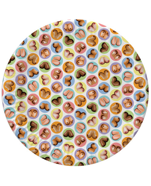 Mini Boob Plates Pack Of 8 7 Inch Disposable Party Plates