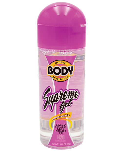 Body Action Supreme watergebaseerde gel - fles van 2,3 oz