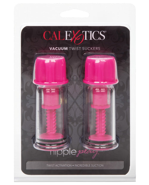 Load image into Gallery viewer, Nipple Play Vacuum Twist Suckers - Pink
