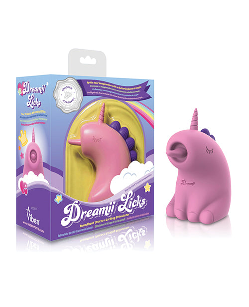 Dreamii Pink Unicorn Licking Vibrator With Rotating Tongue