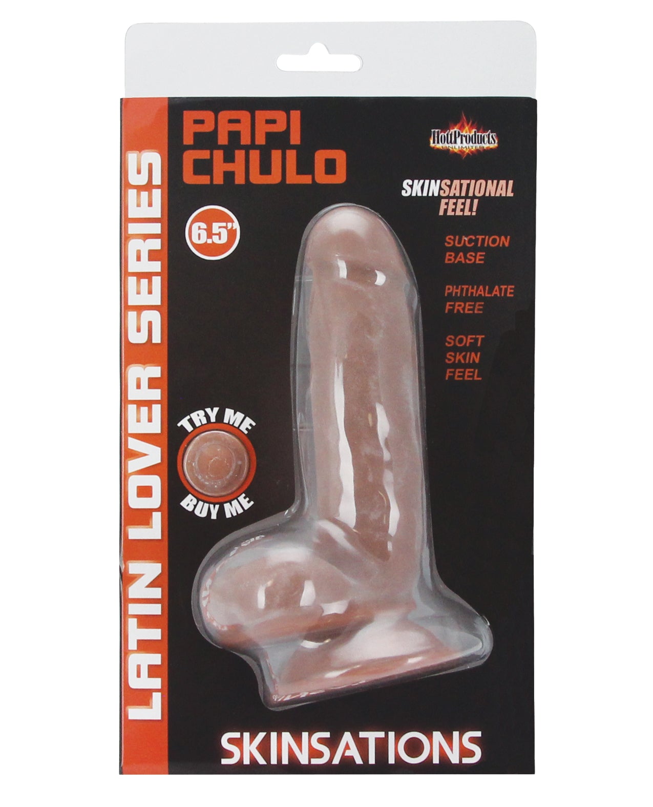 Skinsations Latin Lover Papi Chulo Realistic Skin Dildo With Suction Cup