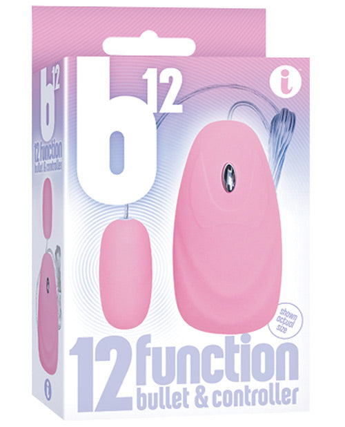 The 9s B12 Bullet Pink Waterproof Vibrator With Remote