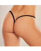 Load image into Gallery viewer, Adore Between the Cheats Wetlook Panty Black O/S
